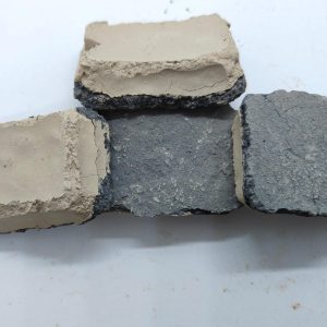 Red Nakumat Black Hall Layered Clay