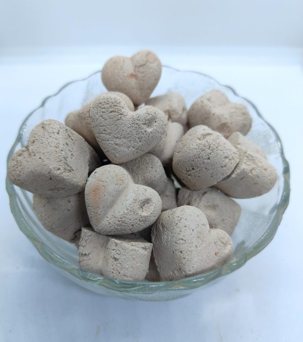 White Rose Heart Clay