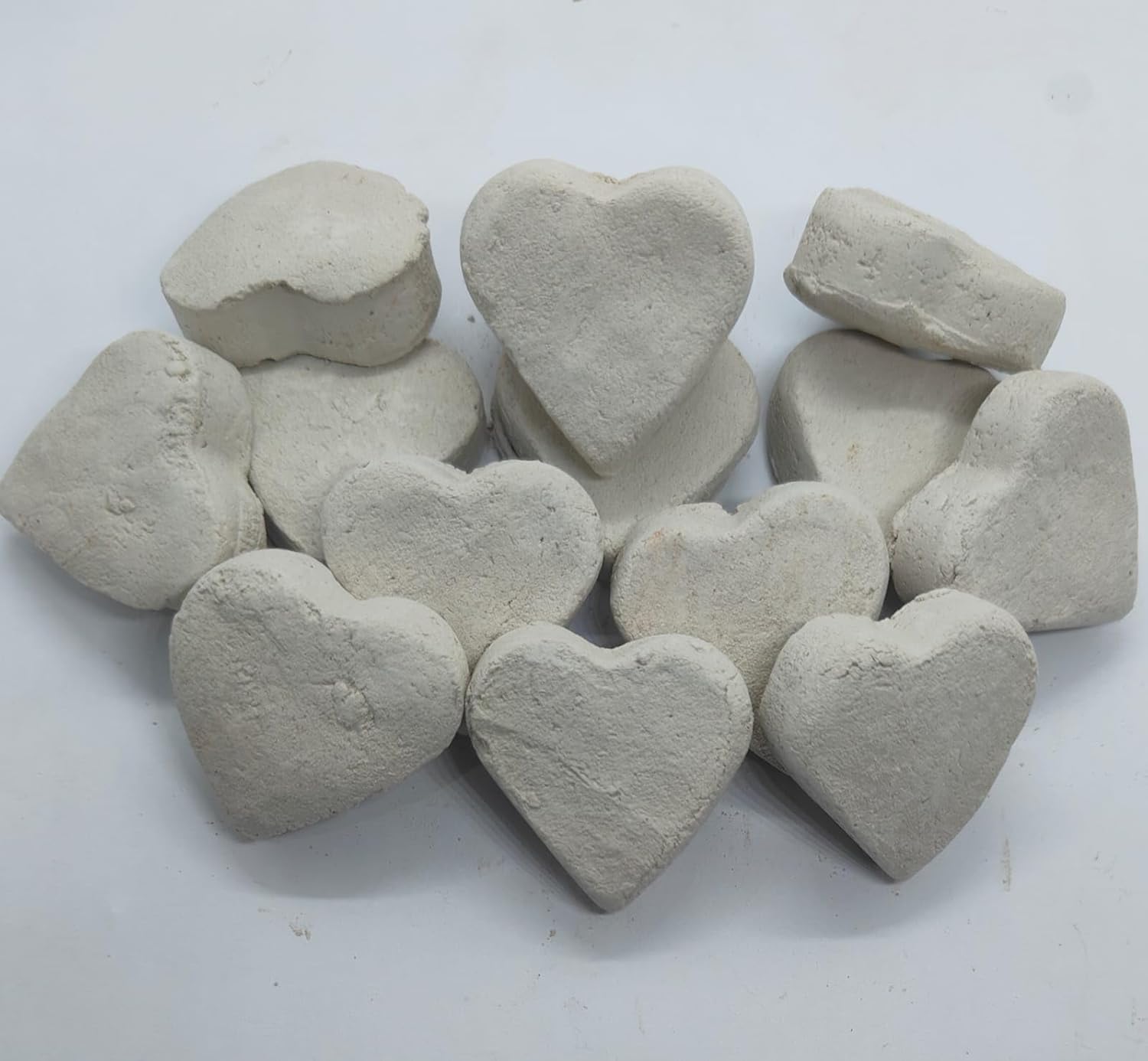White Slate Clay Shapes