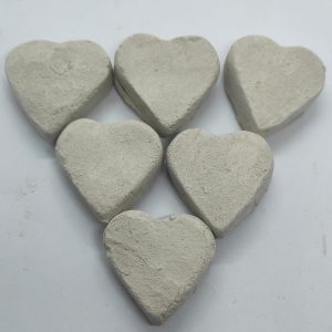 White Slate Clay Shapes